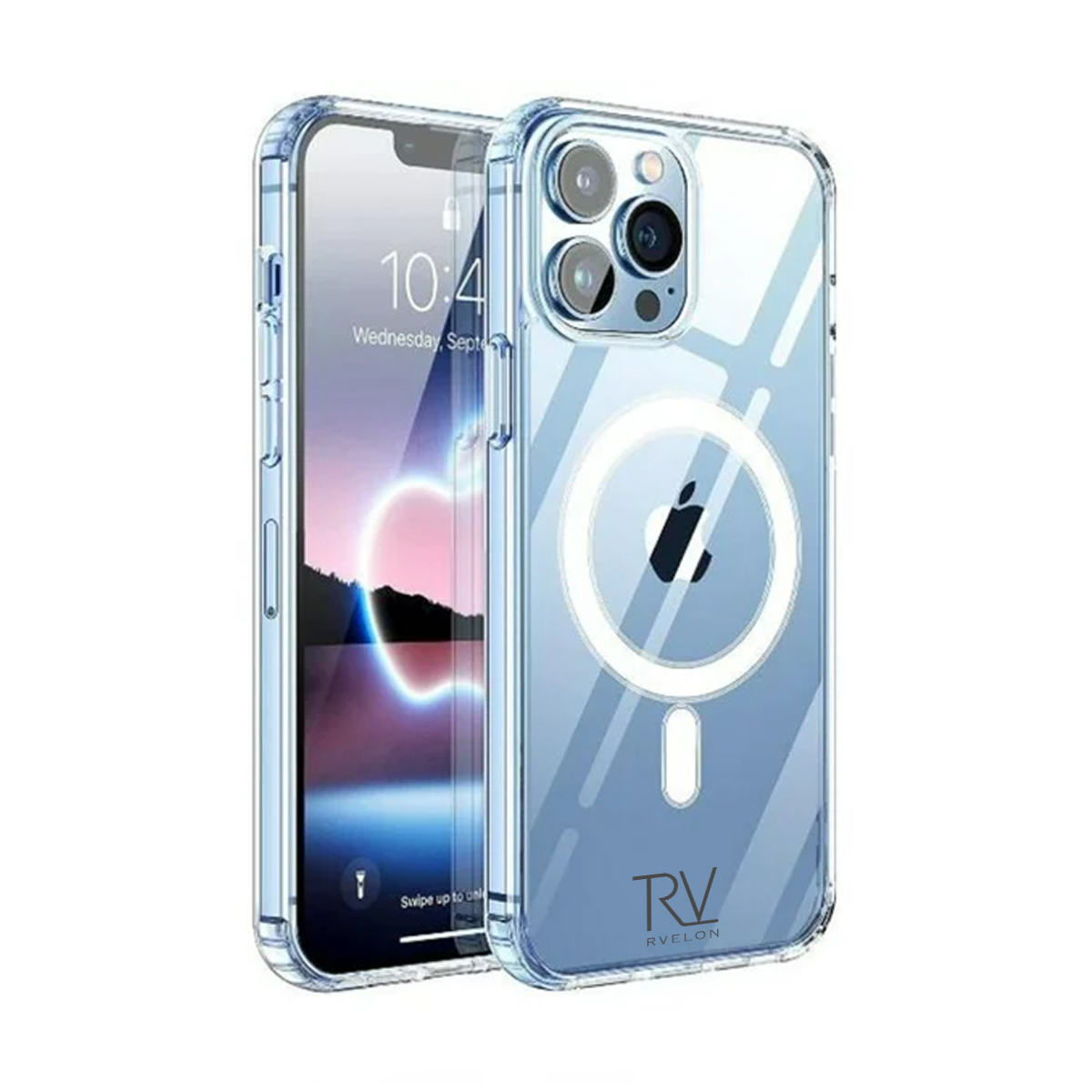 iPhone 14 Pro Max Stöttåligt Skal Rvelon MagSafe - Transparent