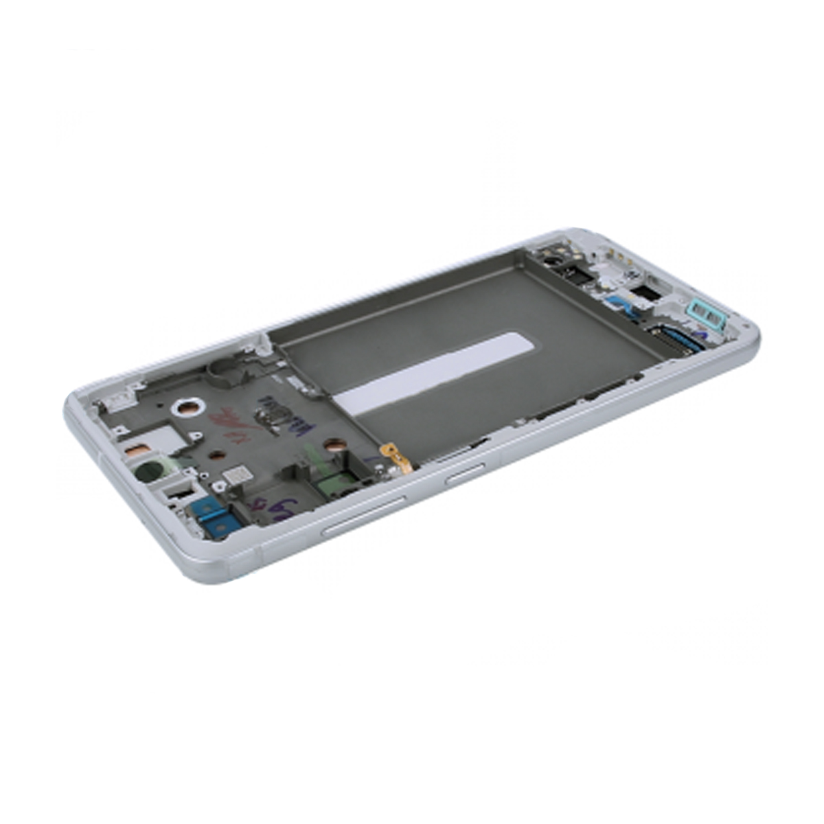 Samsung Galaxy S21 FE Skärm med LCD Display Original - Vit