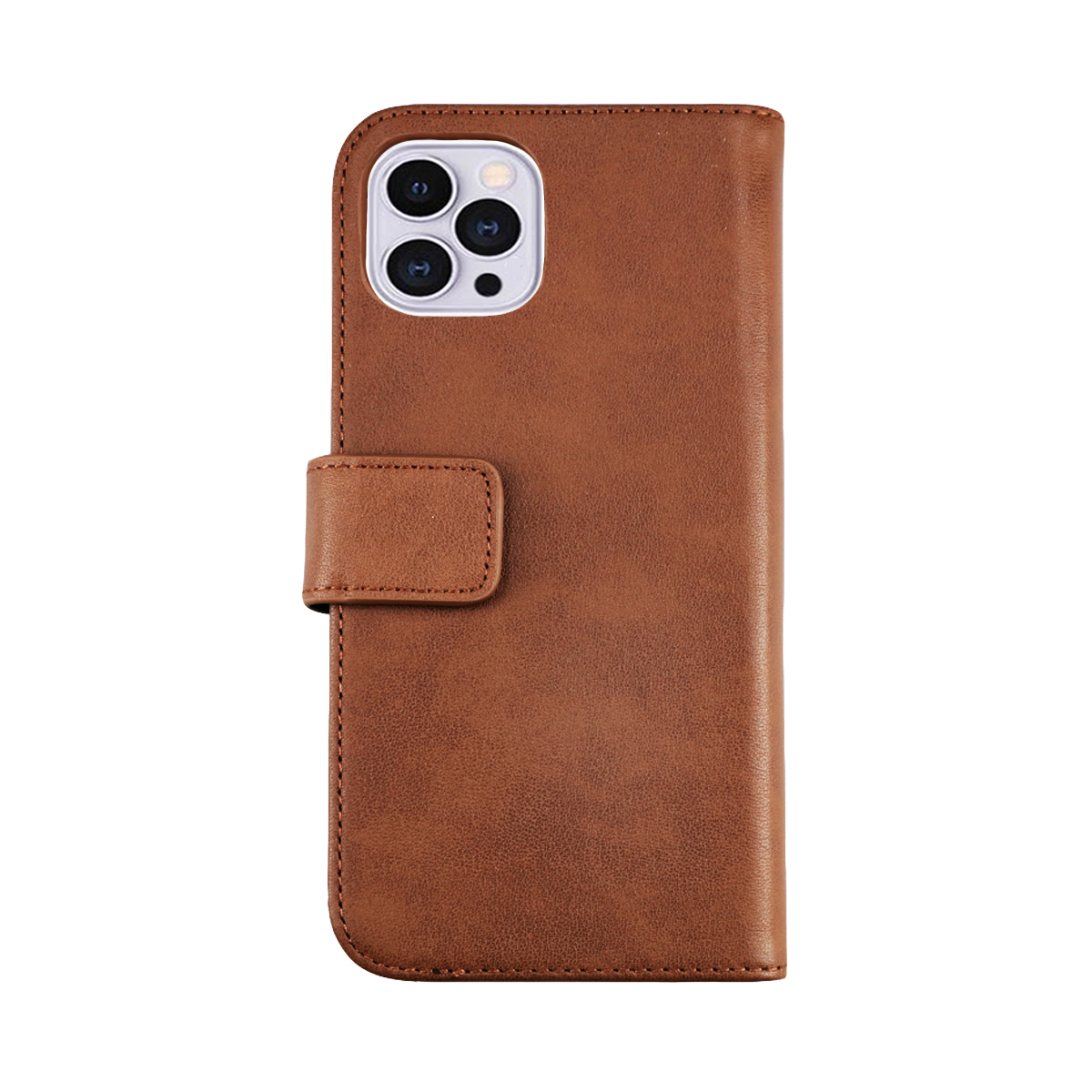 iPhone 11 Pro Plånboksfodral Läder Rvelon - Brun