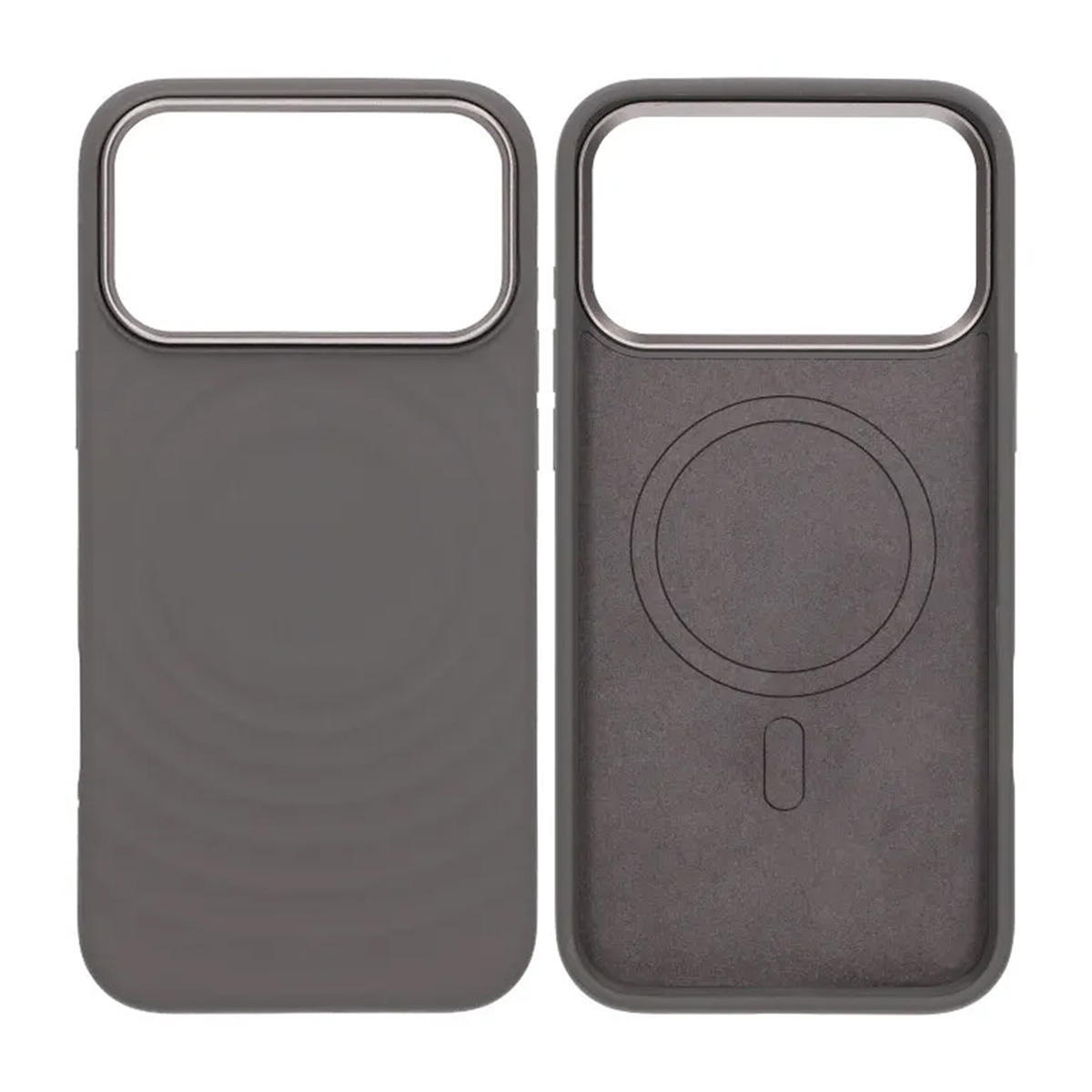 Mobilskal Silikon med Magsafe för iPhone 17 Pro Max - Mörkgrå