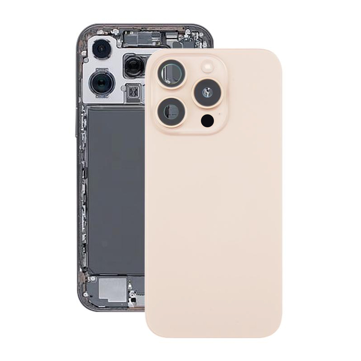 iPhone 16 Pro Max Back Cover Glass Original Gold