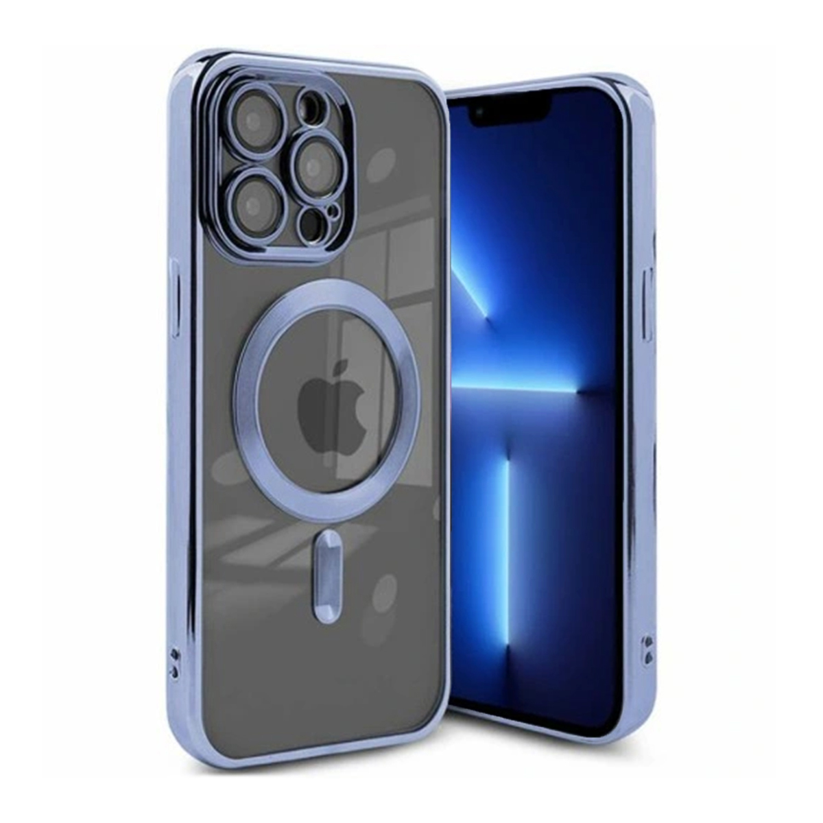 Luxury Mobilskal med Magsafe iPhone 13 Pro - Blå
