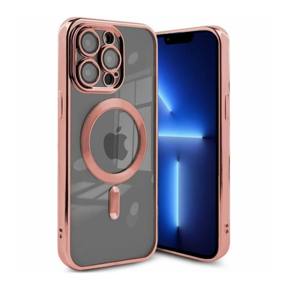 Luxury Mobilskal med Magsafe iPhone 13 Pro - Rosa