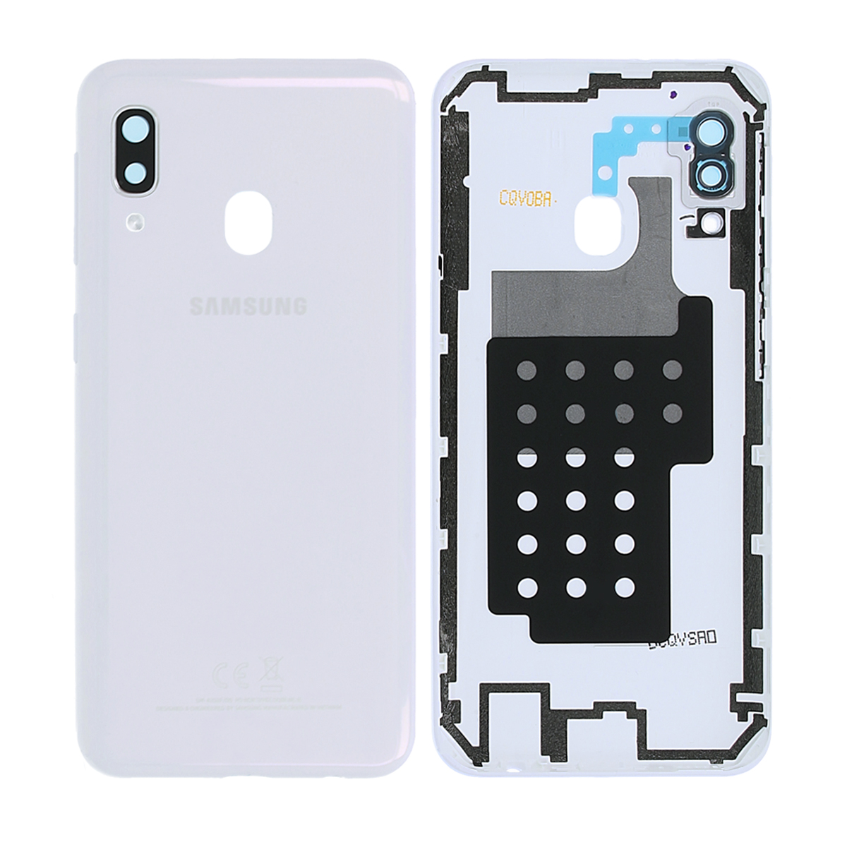 Samsung Galaxy A20e (SM-A202F) Baksida Original - Vit