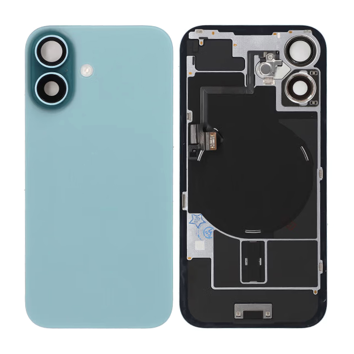 iPhone 16 Bakre Glas Original Grön