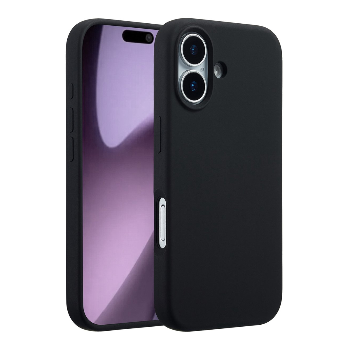 Rvelon Mobilskal Silikon MagSafe för iPhone 17 - Svart