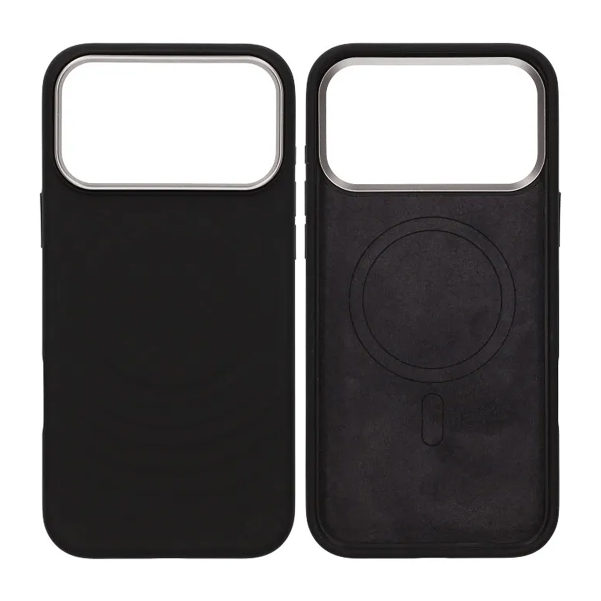 Mobilskal Silikon för iPhone 17 Pro Max - Svart