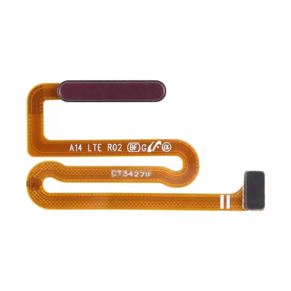 Samsung Galaxy A14 Fingeravtrycksläsare Flexkabel - Svart