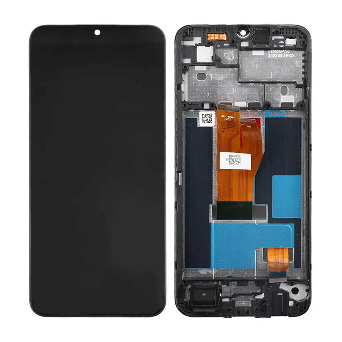 Realme C30 Skärm med LCD Display & Ram Original - Svart| G-SP